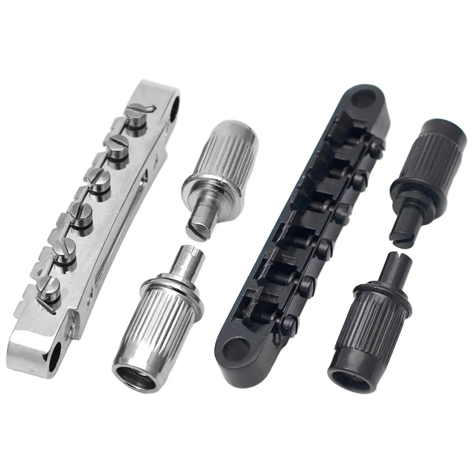 

Guitar Saddle Bridge Professional Guitar Replacement Accessory with Studs for