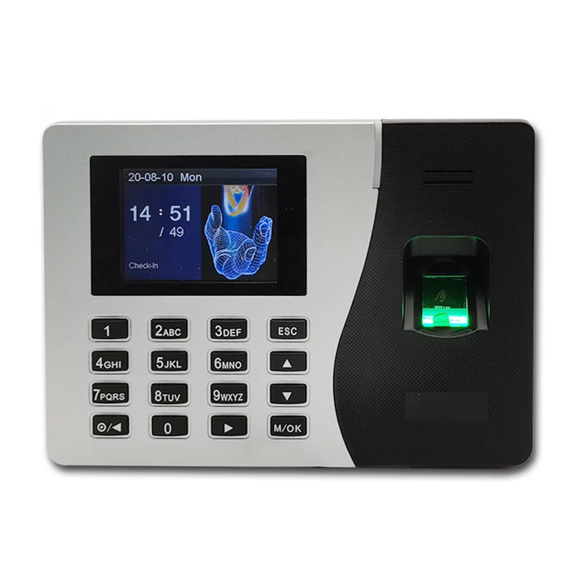 Фото K14 TCP/IPTime Система посещаемости Офисная машина для сотрудников Часы USB Биометрическая запись отпечатков пальцев Дополнительная батарея №2