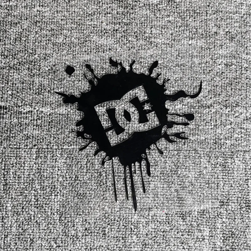 Автомобильные наклейки DC Ken Block Splash Забавное светоотражающее украшение для лобового стекла, бампера, крышки багажника, царапины, мотоциклы, скейтборд