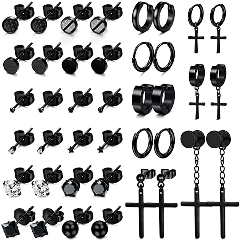 

1 пара, женские серьги-гвоздики из нержавеющей стали