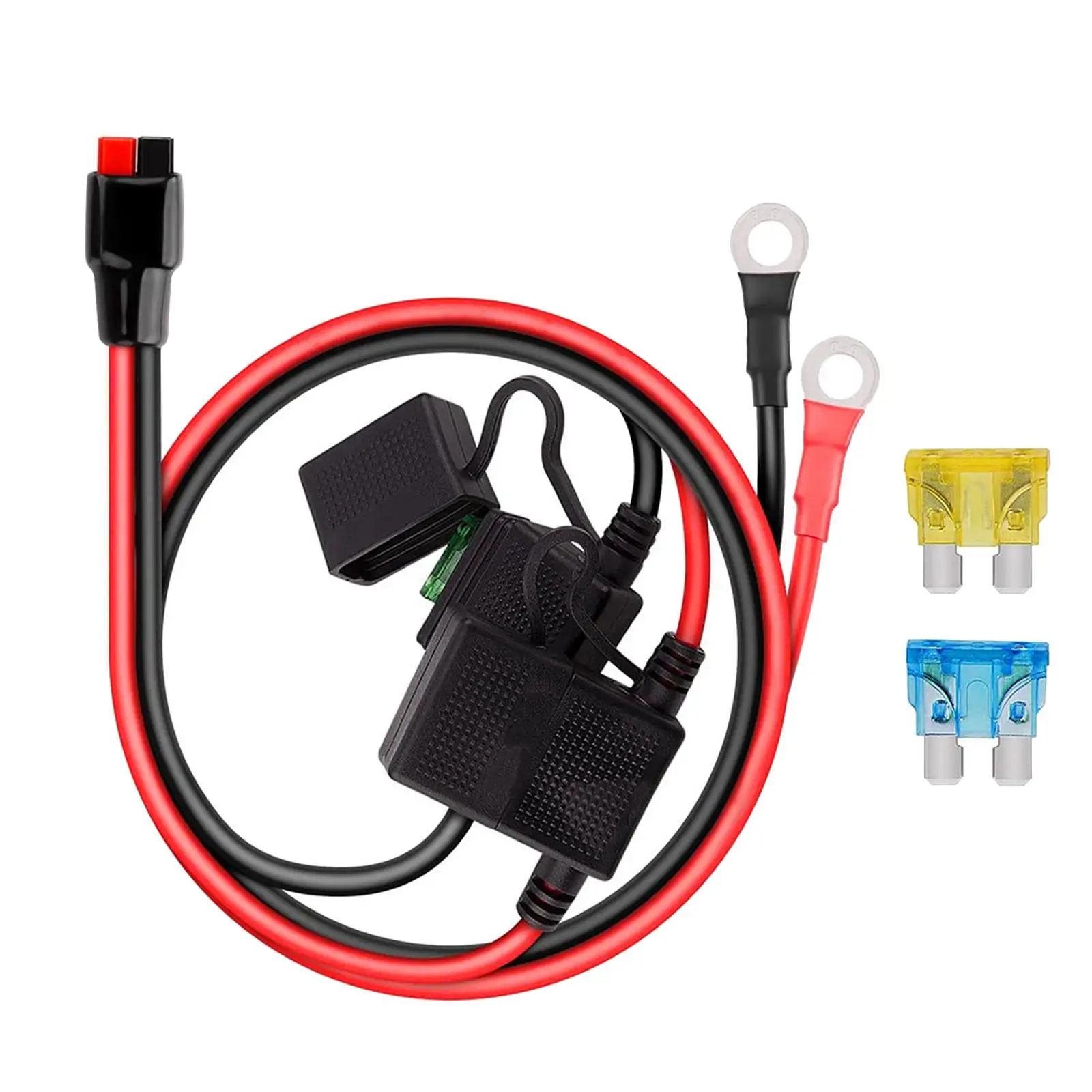 Положительный отрицательный держатель предохранителя 10AWG проводной стиль Atc для