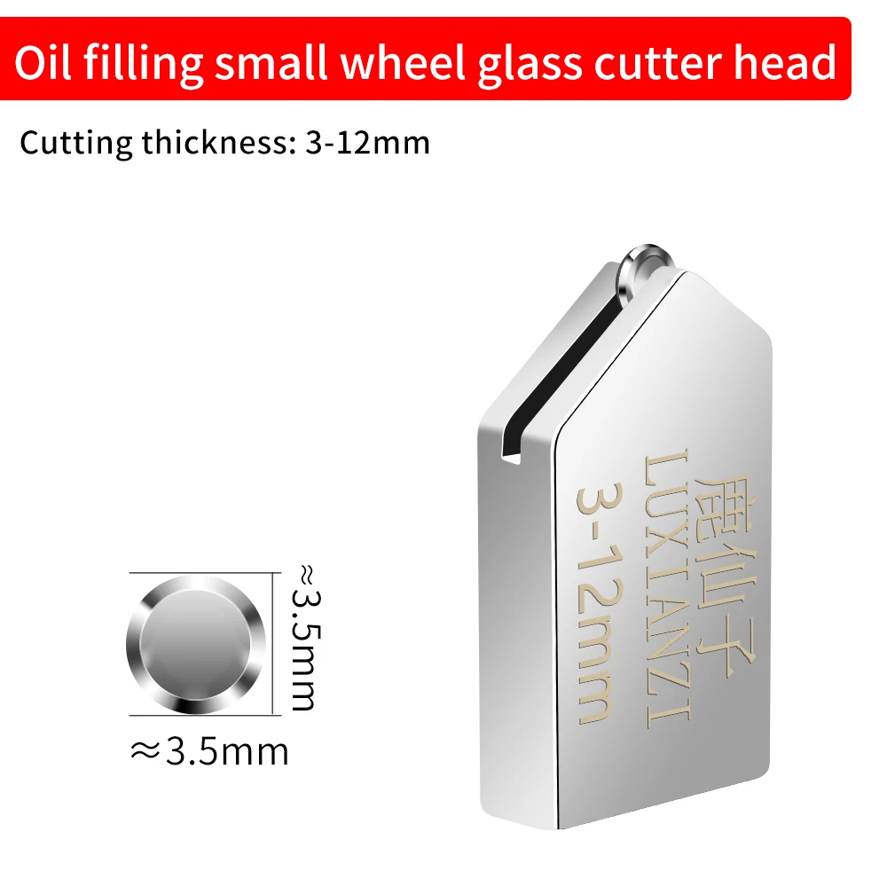 

Профессиональный нож LUXIANZI для резки стекла, лезвие колеса, противоскользящая металлическая ручка, 150 мм, алмазная плитка, режущее зеркало, ручные инструменты