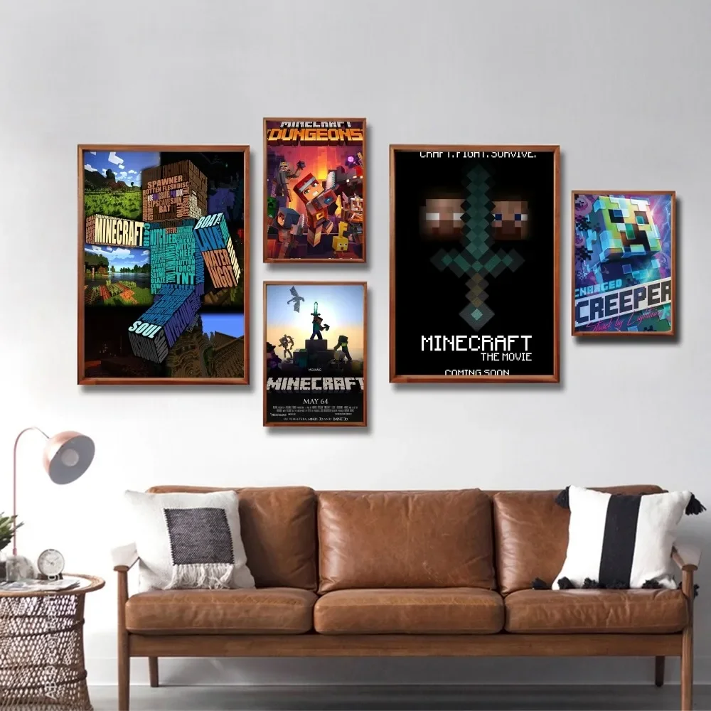 

Постер Game Mine C-Crafts с бумажным принтом, художественное украшение для дома, гостиной, спальни, прихожей, бара, ресторана, кафе