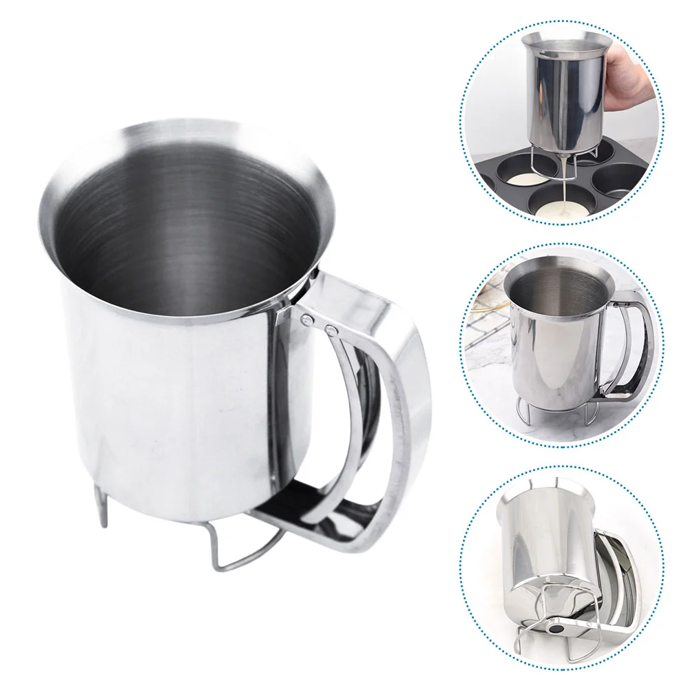 

Batter Dispenser Funnel Cake Pancake Baking Mix Kitchen Steel Stainless Separator Maker Octopus Spout Tool Dispense Waffle