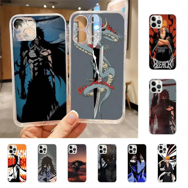 

Japanese Anime Bleach Phone Case For Iphone 7 8 Plus X Xr Xs 11 12 13 Se2020 Mini Mobile Iphones 14 Pro Max Case
