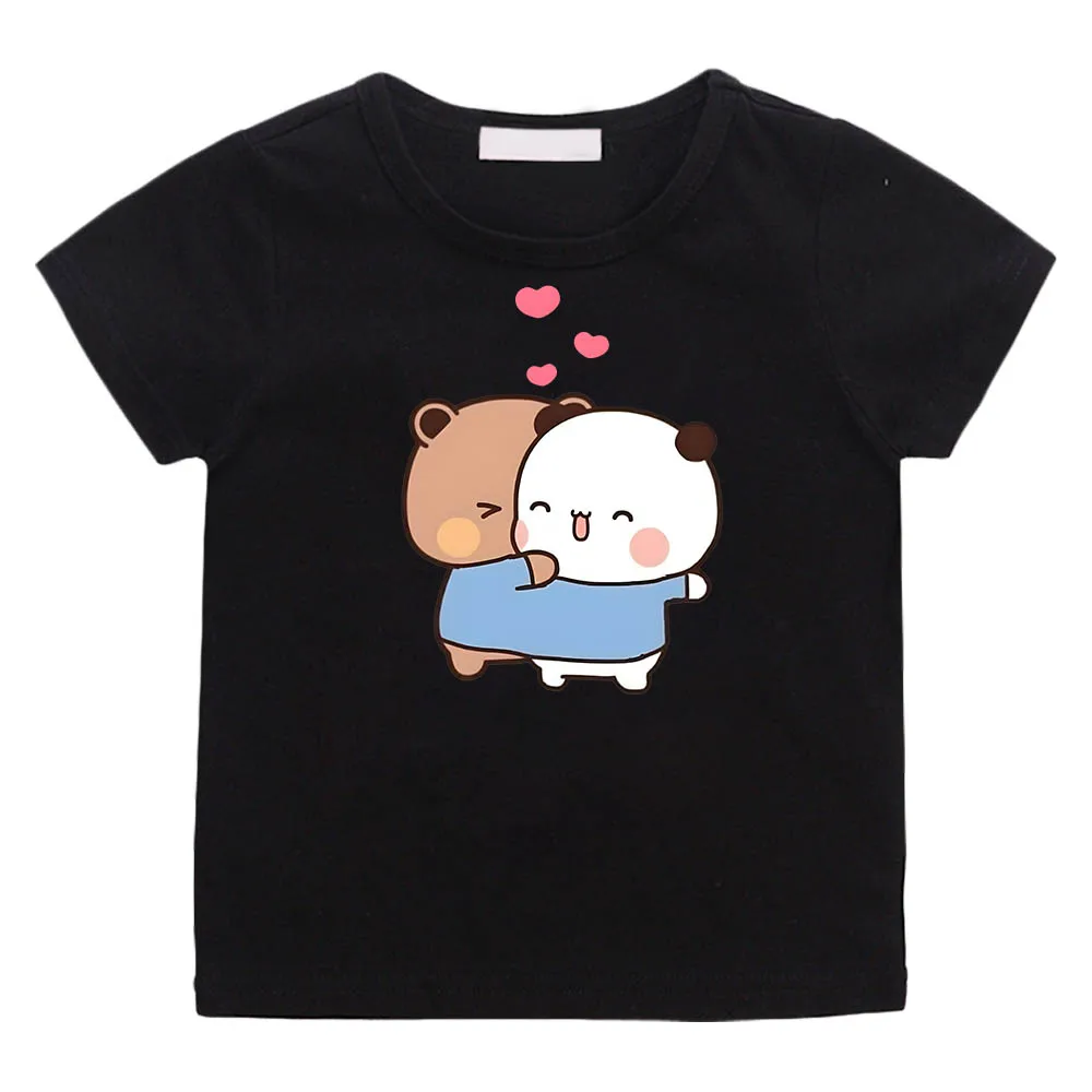 

Panda Bear Bubu and Dudu Cute Manga/Comic T-shirts Funko Pop Anime Tshirt Soft 100% Cotton Tee-shirt Boys/girls Graphic T-shirt