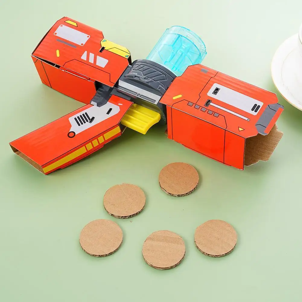 

Funny 3d Puzzle Model Shooting Game Toy For Kids Diy Paper Craft Kit Origami Art Educational Toys For Teens Boys O0b3