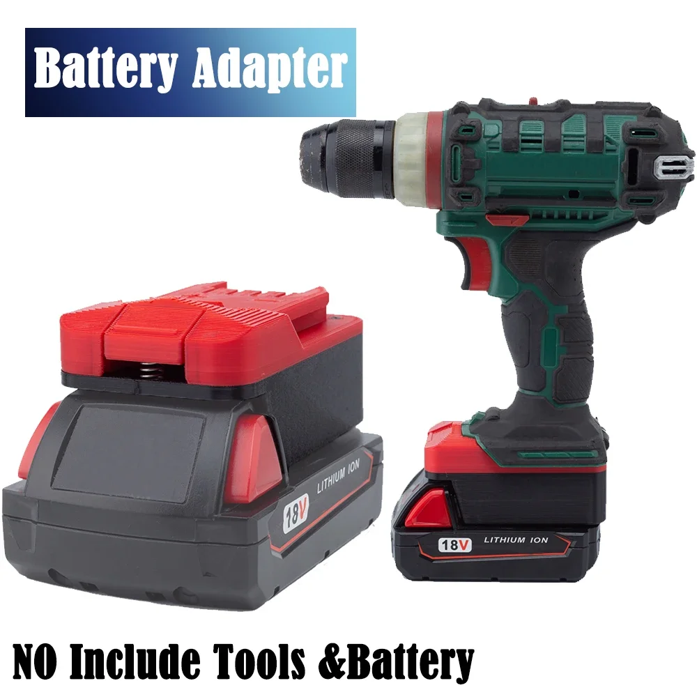 Переходник для аккумулятора Milwaukee 18 в литиевая батарея электродрели Lidl Parkside X20V