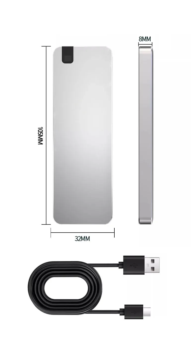 Портативный внешний SSD 1 ТБ USB Type C 3 500 ГБ 2 4 8 твердотельный накопитель мобильный