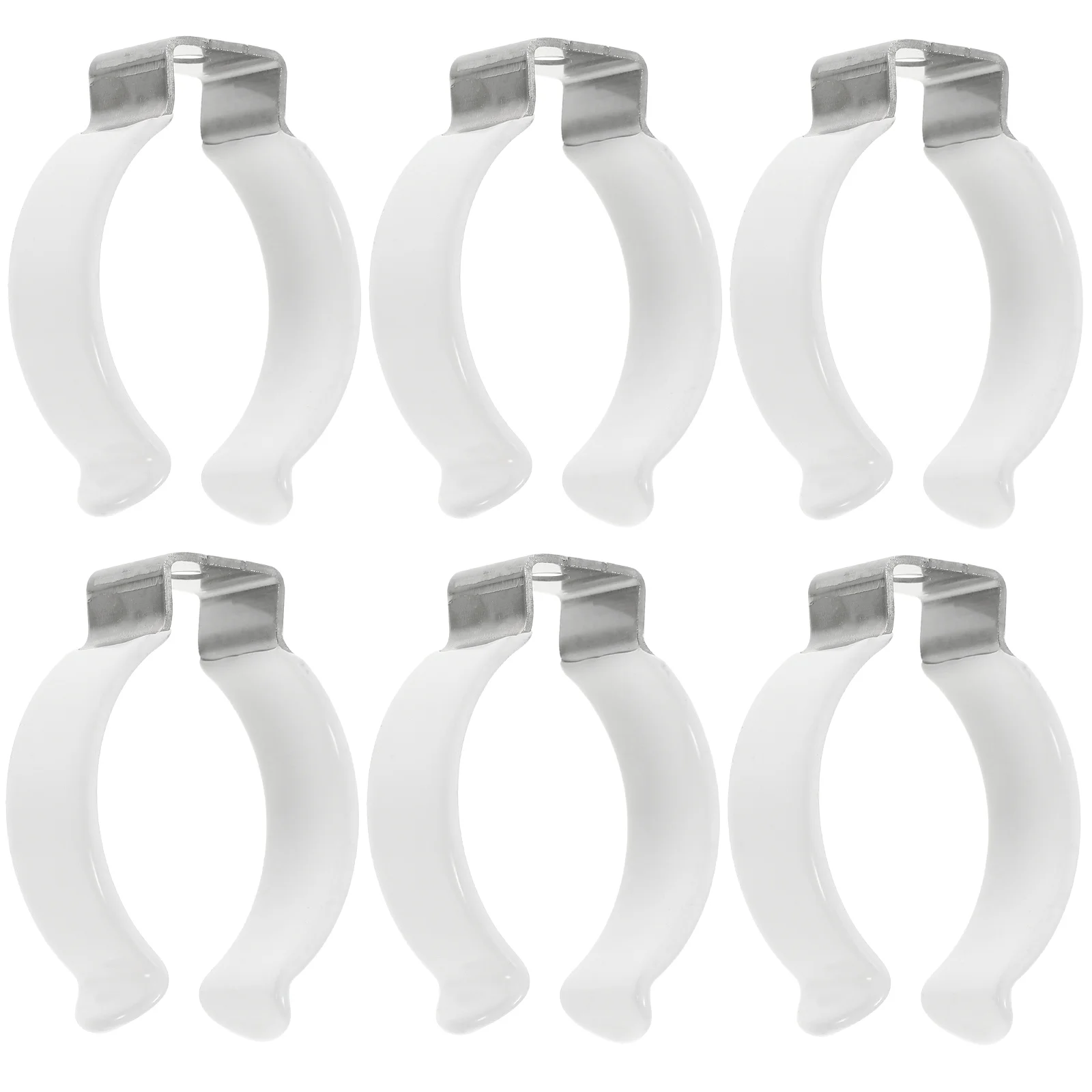 

6pcs T12 U Clips Holder Brackets Practical LED Tube Replacement Mounting Buckles