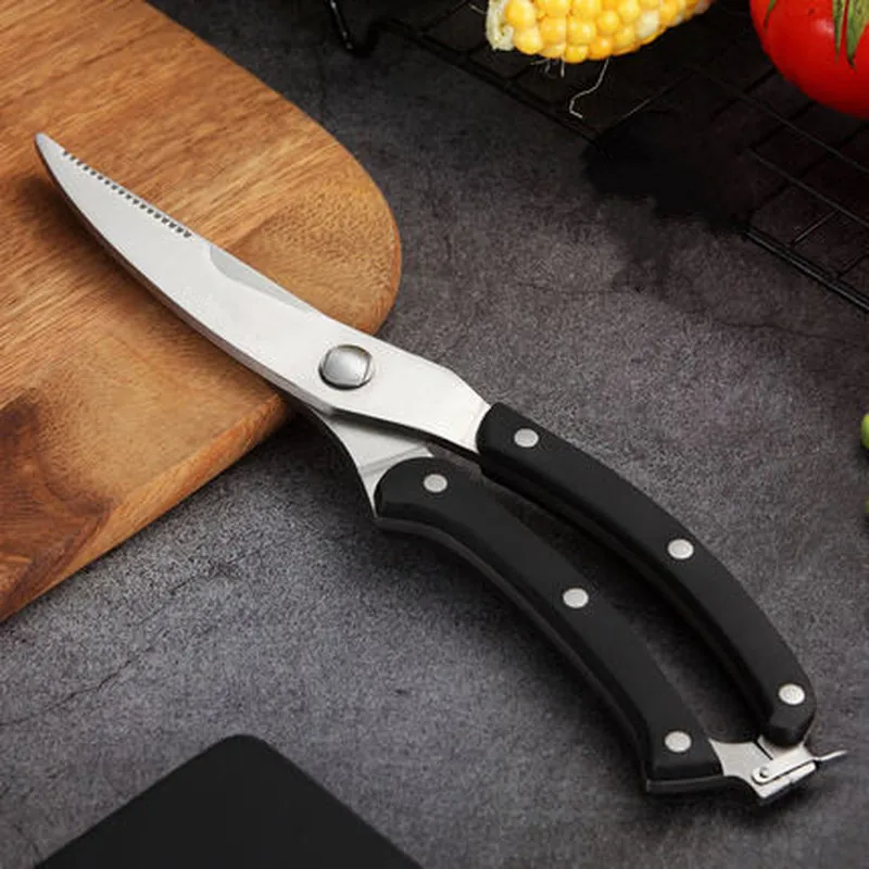 Kitchen Scissors Multifunctional Stainless Steel Household Chicken Bone Fish Vegetables Barbecue Food Tools | Инструменты