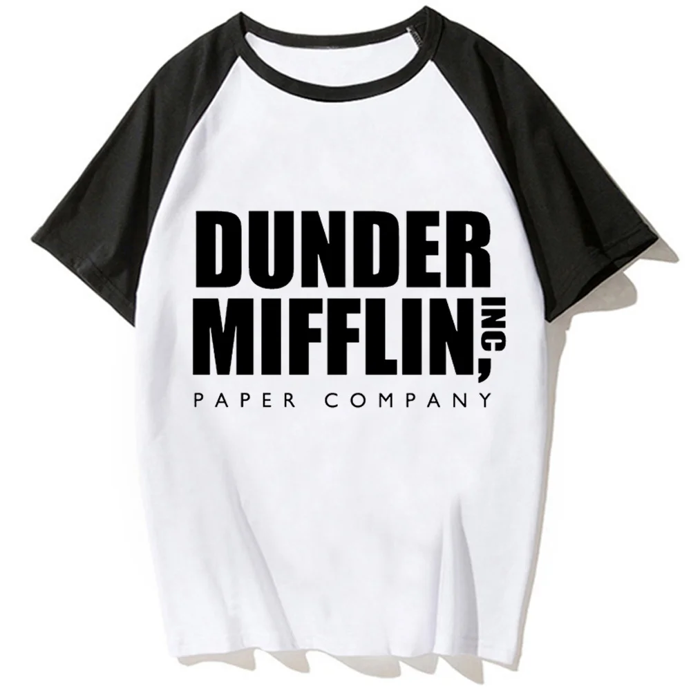 

Футболки Dunder Mifflin, женские дизайнерские футболки, одежда Харадзюку для девочек