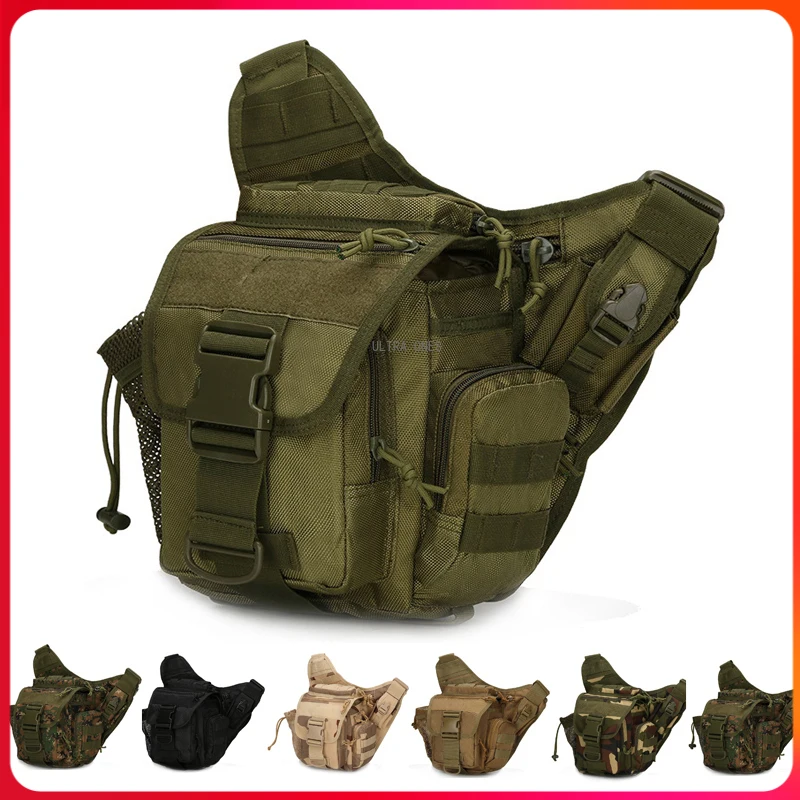 Сумка-мессенджер для активного отдыха походов кемпинга рыбалки вместительная