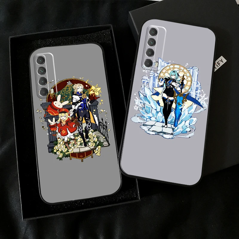 

Genshin Impact Project Game Phone Case For Huawei Honor 10 V10 10i 10 Lite 20 V20 20i 20 Lite 30S 30 Lite Pro Carcasa Funda