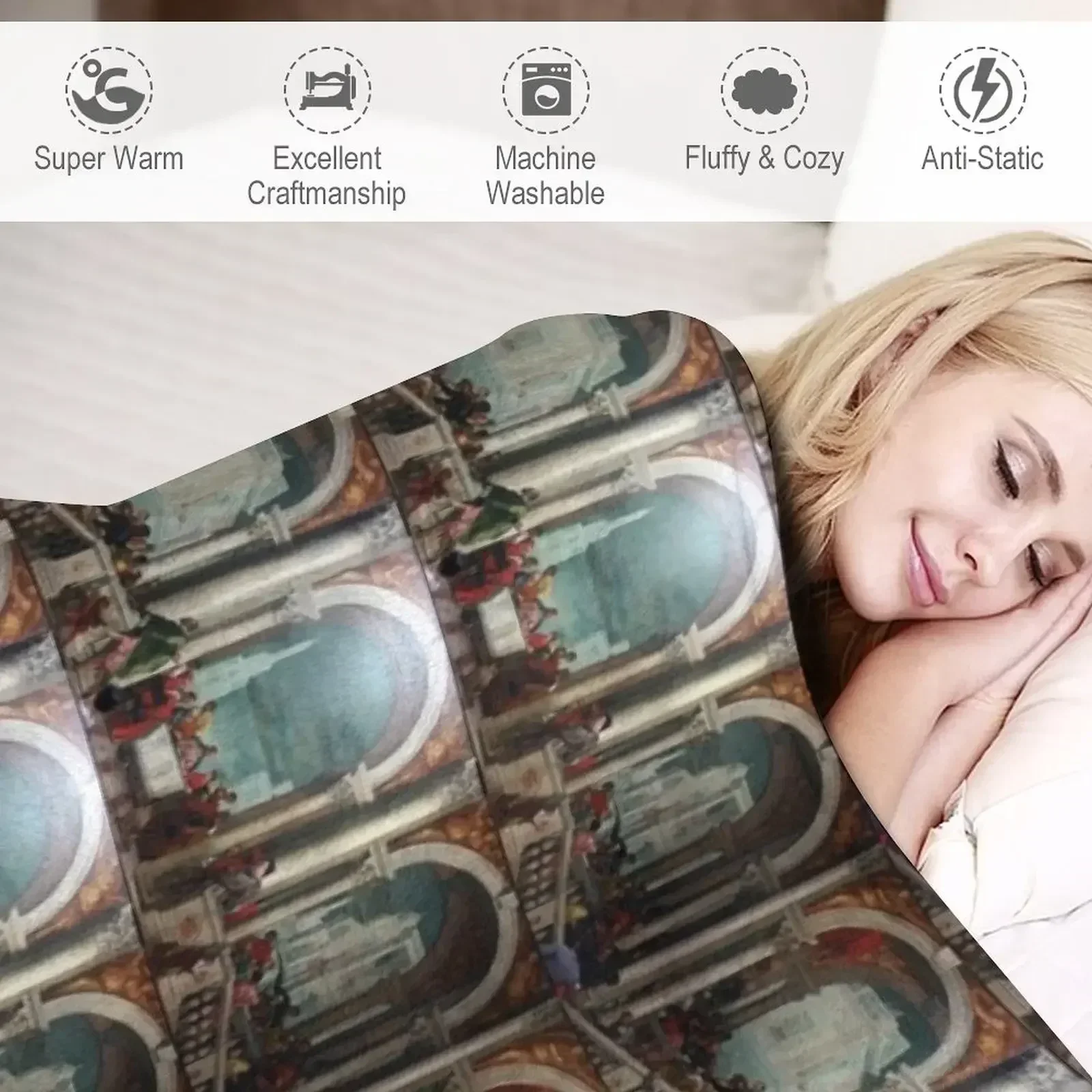 Праздник в доме Леви Па Паоло Верноское одеяло Персонализированный подарок