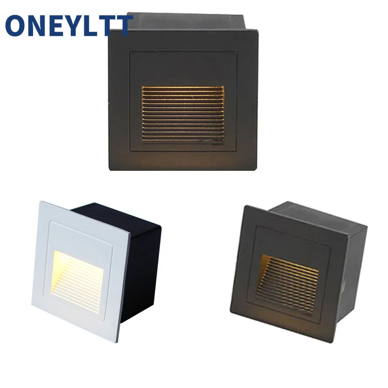 

Настенный светильник, углубление под водой, 5 Вт, 3 Вт, уличная Светодиодная лампа для ступенек и лестниц, утопленный настенный угловой наруж...