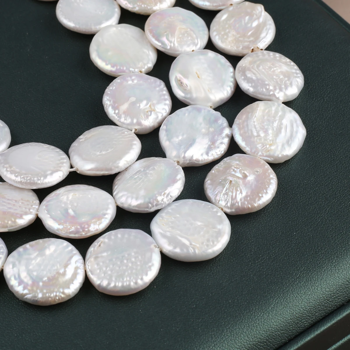 Natural Baroque Pearl Bead Slice Round Loose Spacer Bead for Jewelry Making Diy Women Necklace Bracelet Accessories