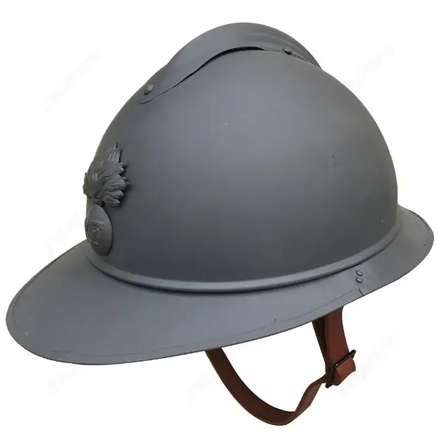 Adrian Helmet WWI French Army General Hat Iron 0.75kg Cap Men