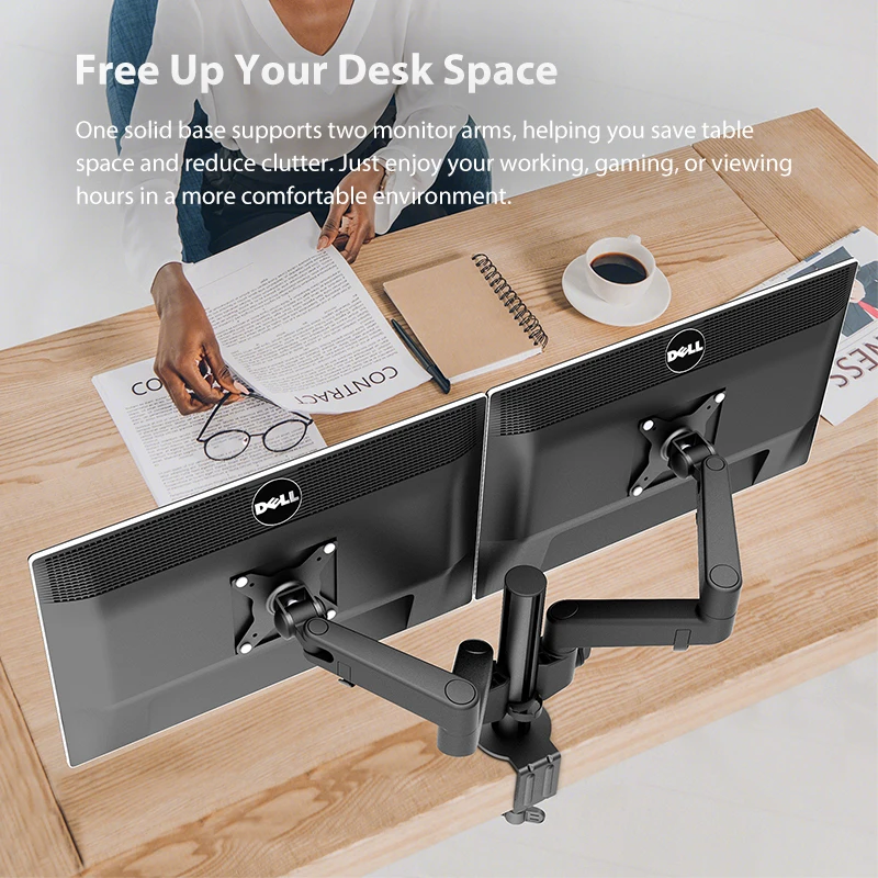 BEWISER P200 рабочий стол полный движение 360 градусов двойная Диагональ 15-32 дюйма