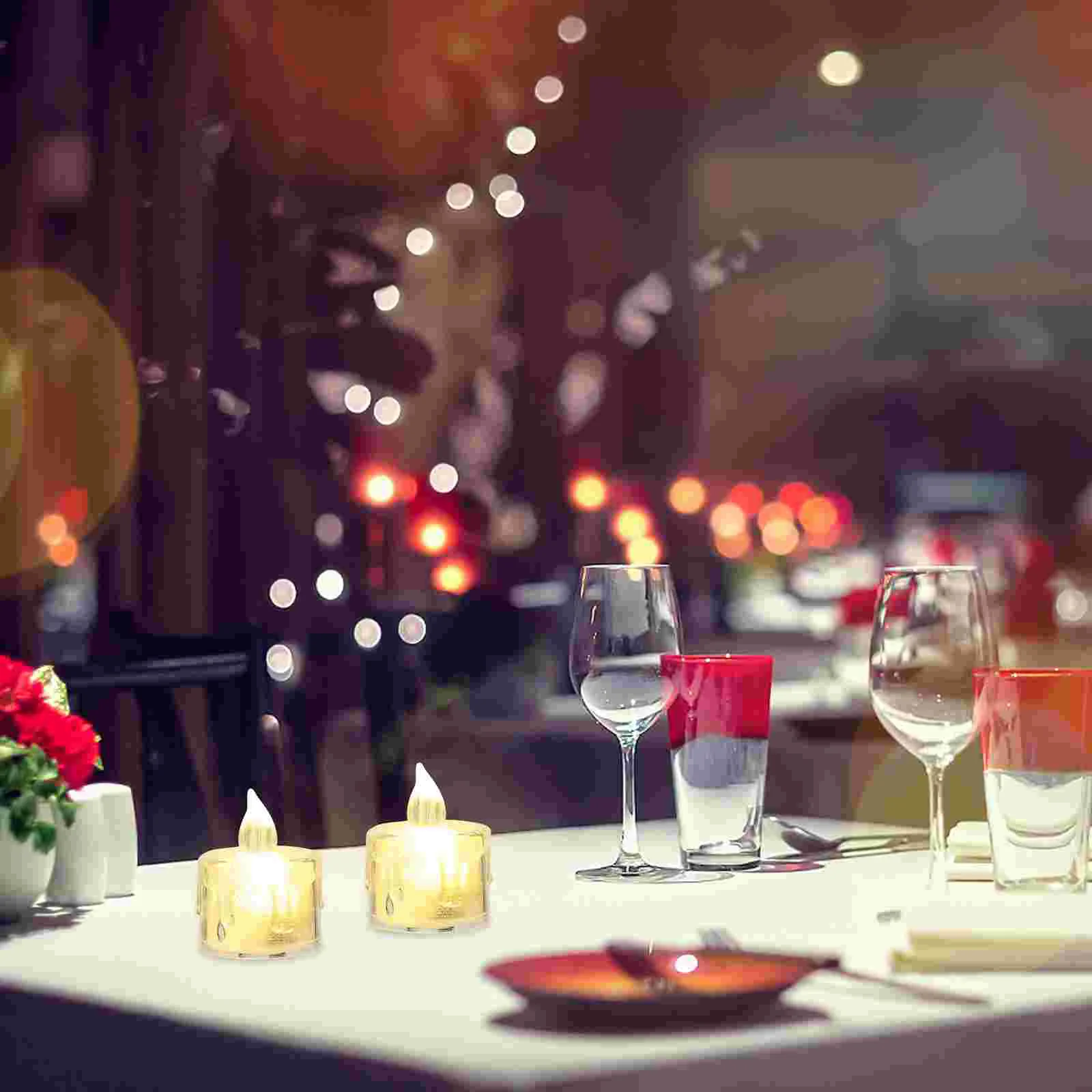 24 шт. электронная настольная лампа орнамент маленькая имитация электрического