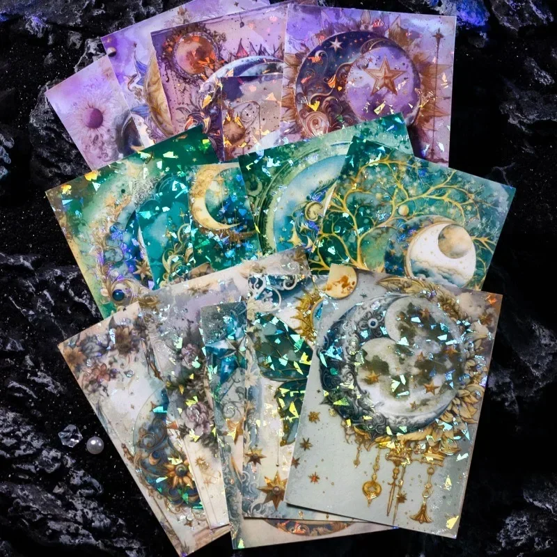 5 Упаковок Канцелярских Наклеек mystery Of Interstellar Universe 170x110 Мм