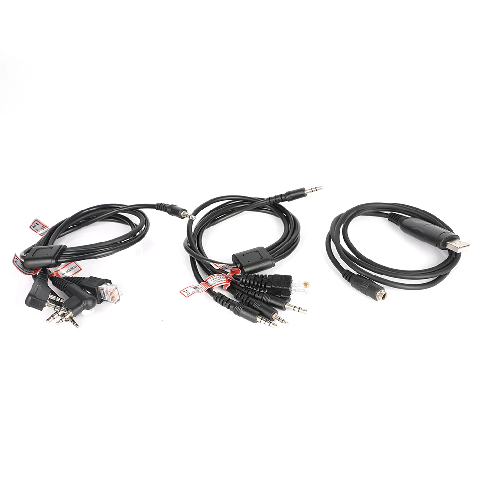 Gtwoilt 8 in 1 Programming Cable for Motorola PUXING BaoFeng UV-5R for Yaesu for Wouxun Hyt for Kenwood Radio Car Radio
