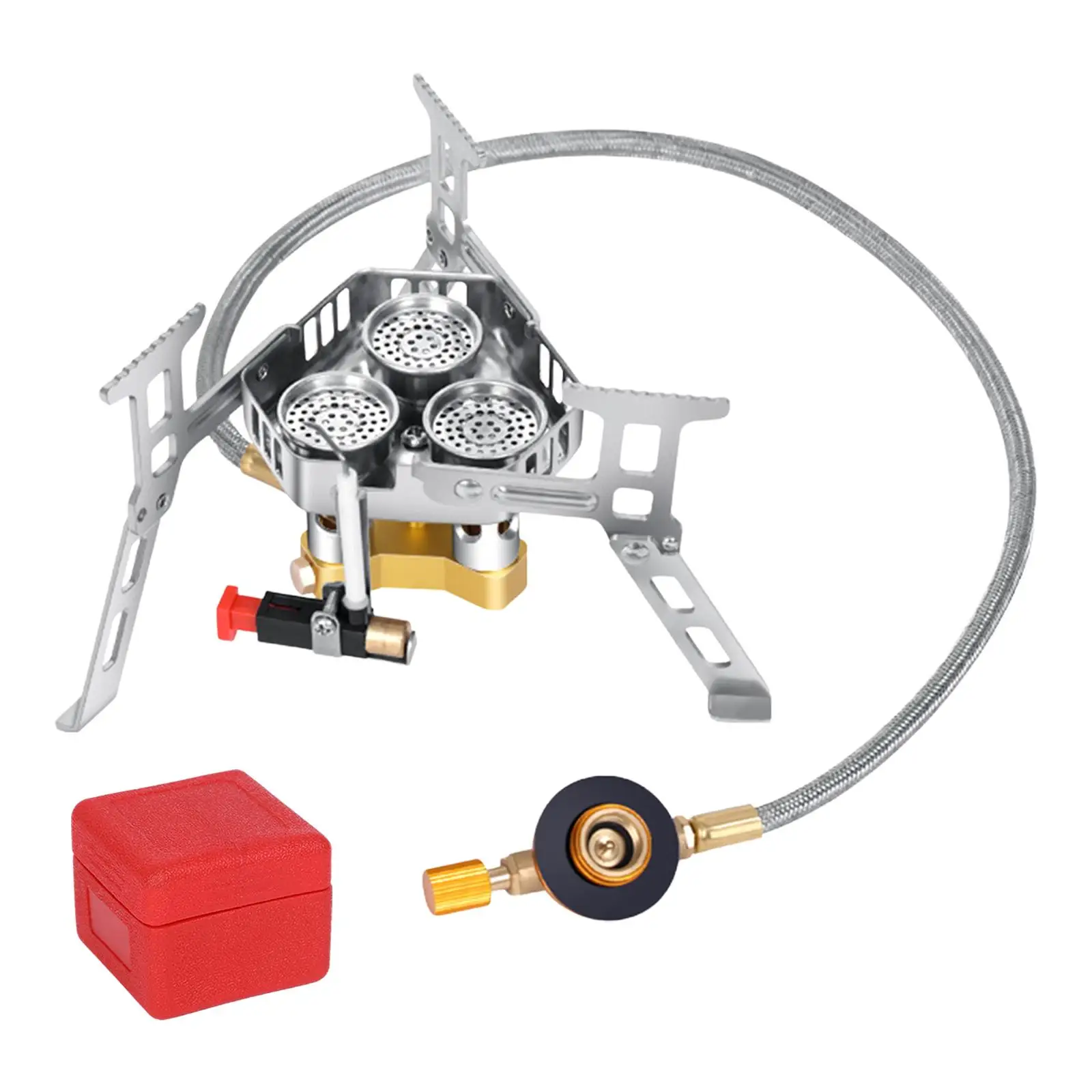 

Collapsible Camping Gas Stove with Carrying Case for Hiking Picnic Cooking