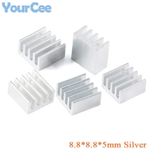 Радиатор охлаждающий алюминиевый 8, 8*8, 8*5 мм Your Cee