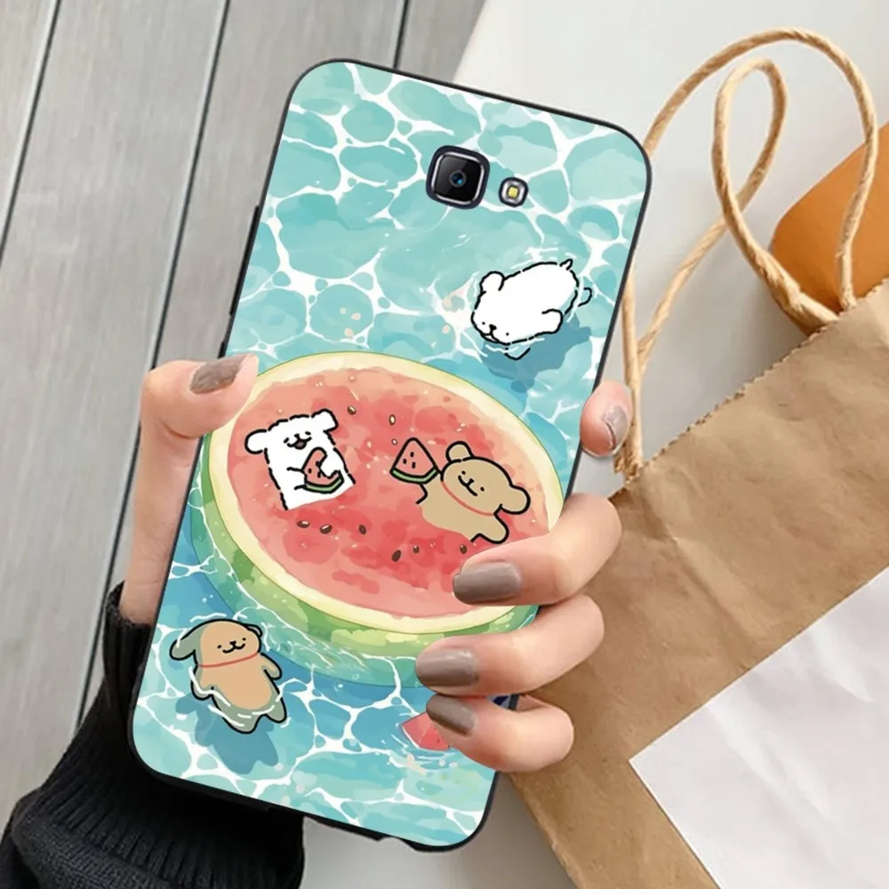 Cute Dog Friend Phone Case For Samsung J 7 Plus 7core J7 Neo J6 Prime J4 J5 Mobile Cover