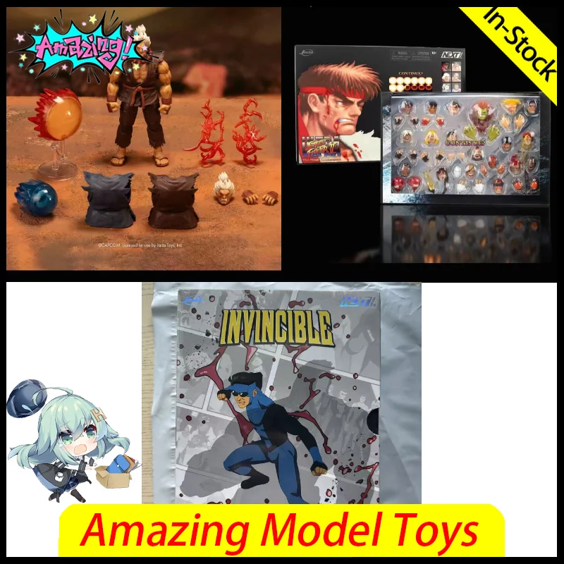 Фото Абсолютно новый, в наличии: Jada SDCC Limited Edition Street Fighter 2 – Сменные голова и руки (поврежденные в бою), с реалистичной маркировкой Акумы. №1