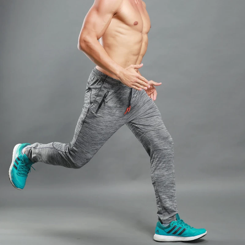 

Men's Sweatpants Male Running Gym Fitness Jogging Sports Pants Training Elastic Fitness Men Tracksuit Trousers Exercise Clothin