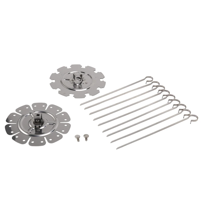 

Жаровня из нержавеющей стали для барбекю, устройство для приготовления мяса, шпажки, гриль, аксессуары для кухни, воздушная фритюрница