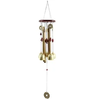 anti corrosion durable solidly constructed wind chime bell metal hanging wind chime attractive for indoor