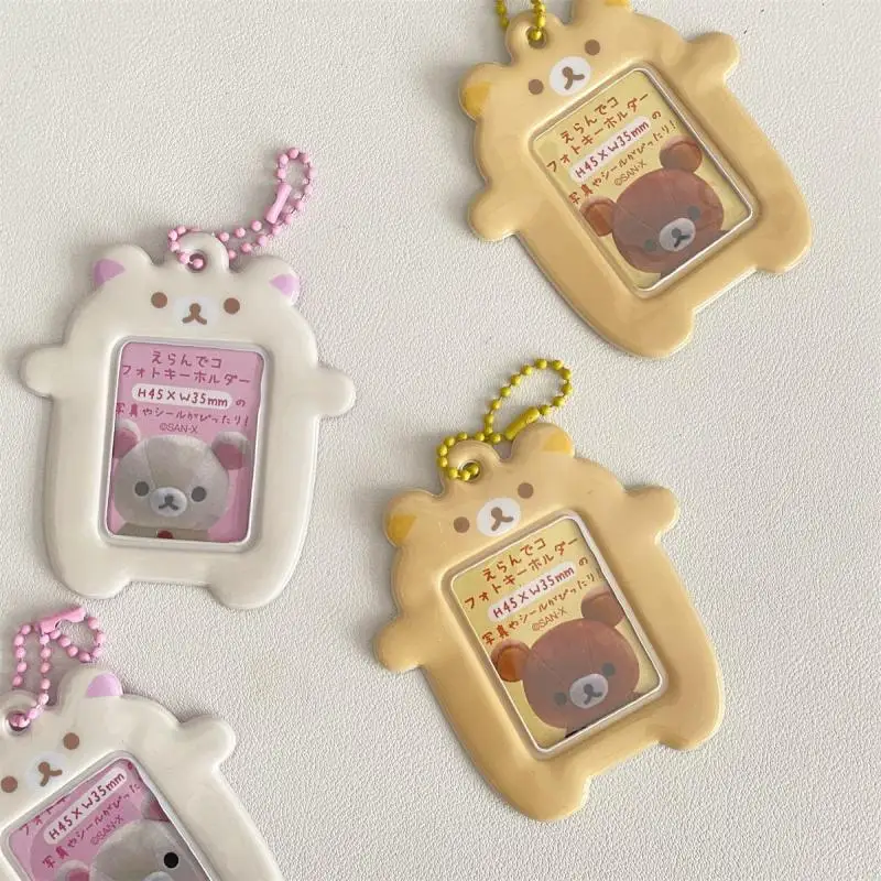 Кожаный держатель для фотокамеры Kawaii Cute Rilakkuma