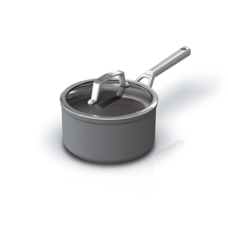 

NeverStick® Premium Hard-Anodized 2.5-Quart Sauce Pan with Glass Lid - C30225