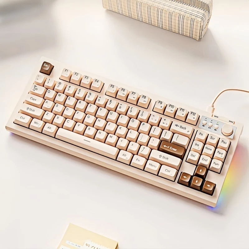 Eweadn V87 Беспроводная бесшумная клавиатура с разделением клавиш Plug Play Высокая