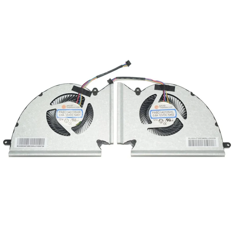 Новый охлаждающий вентилятор для процессора и графического MSI GE76 GP76 MS-17K3 MS-17K2