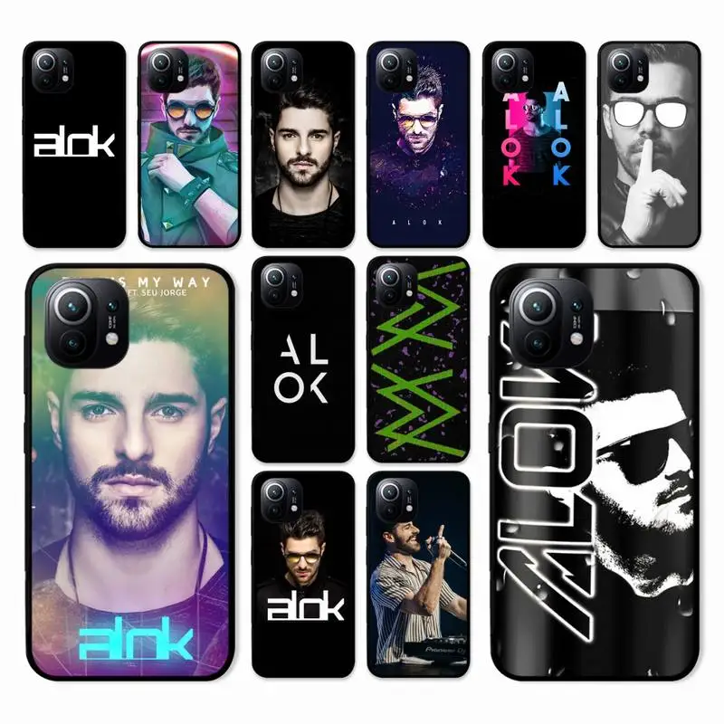 

ALOK DJ Phone Case For Xiaomi Mi Note 10 Pro 8 Lite 9 Se 10T 6X 6 5X 5 F1 Mix 2S Max 2 3 Cover