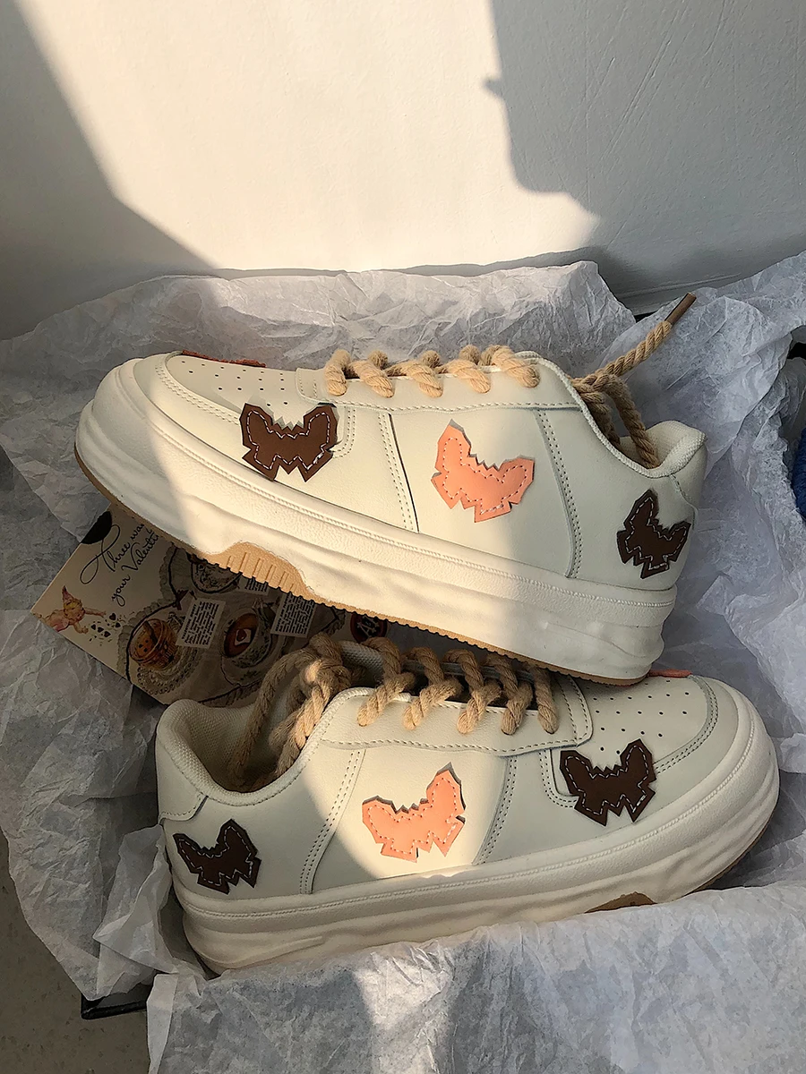 

Shoes Womens Trainers Casual Female Sneakers Woman-shoes Running Colorful 2022 Roses Fashion Spring Mixed Colors Cross-tied PU R