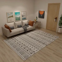 modern european minimalist living room carpet room coffee table blanket sofa ins wind bedroom home floor mat north bedside blank