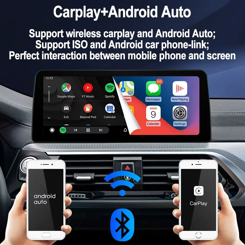 Фото Автомобильное радио для Honda Accord 8 Spirior Acura Tsx 2009-2013 Android 13 12,9 дюймов Carplay Auto GPS Navi Мультимедийный плеер Стерео 5G №5