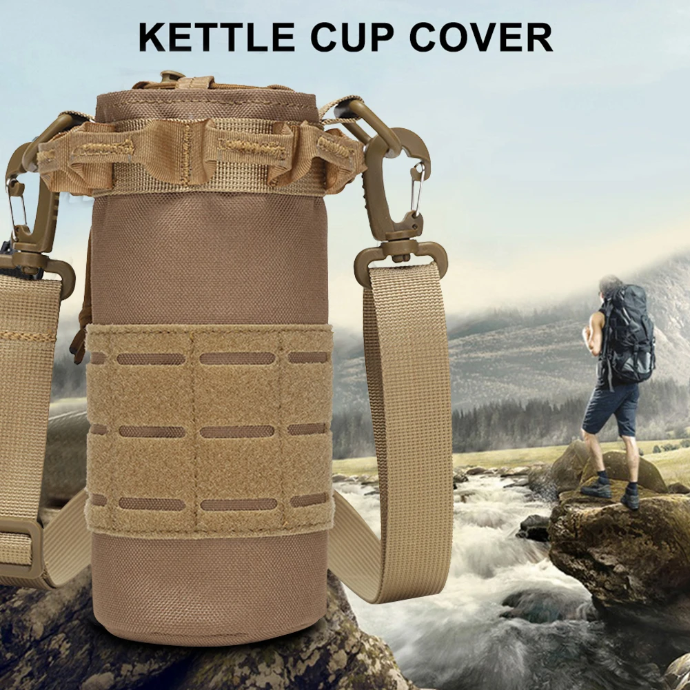 Сумка для бутылки с водой портативная Холщовая держатель путешествий рыбалки