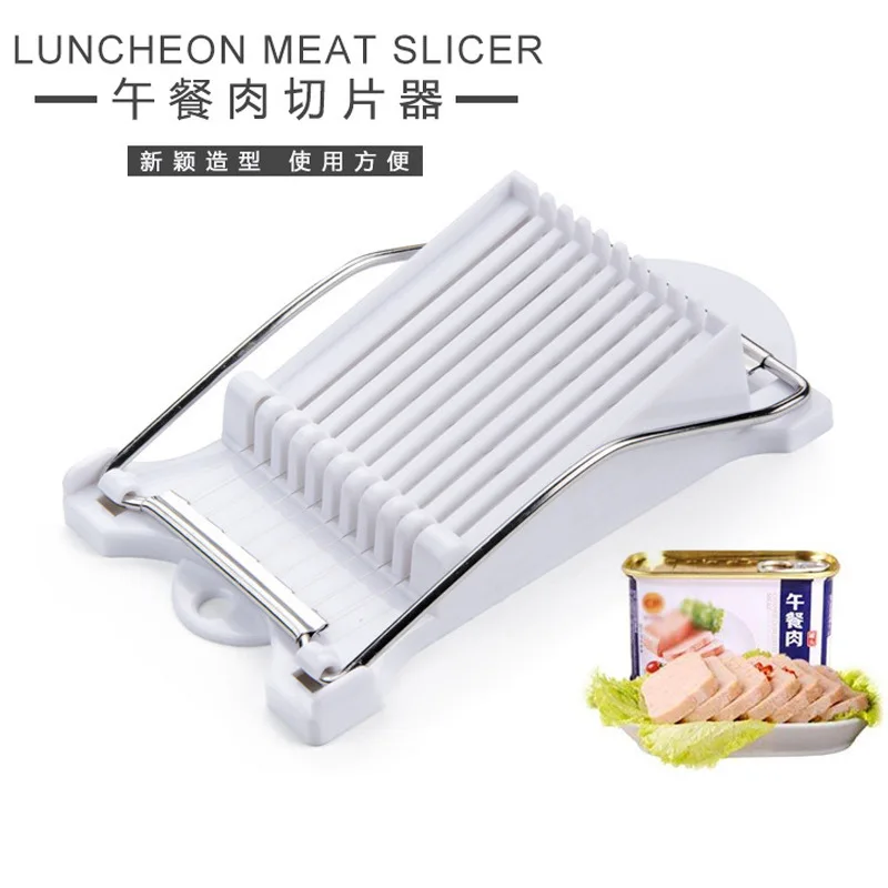 

Lunch Meat Slicer Stainless Steel Wires Slicer Food Cutter Kitchen Gadget for Cheese Egg Vegetable Fruits Soft Food Sushi