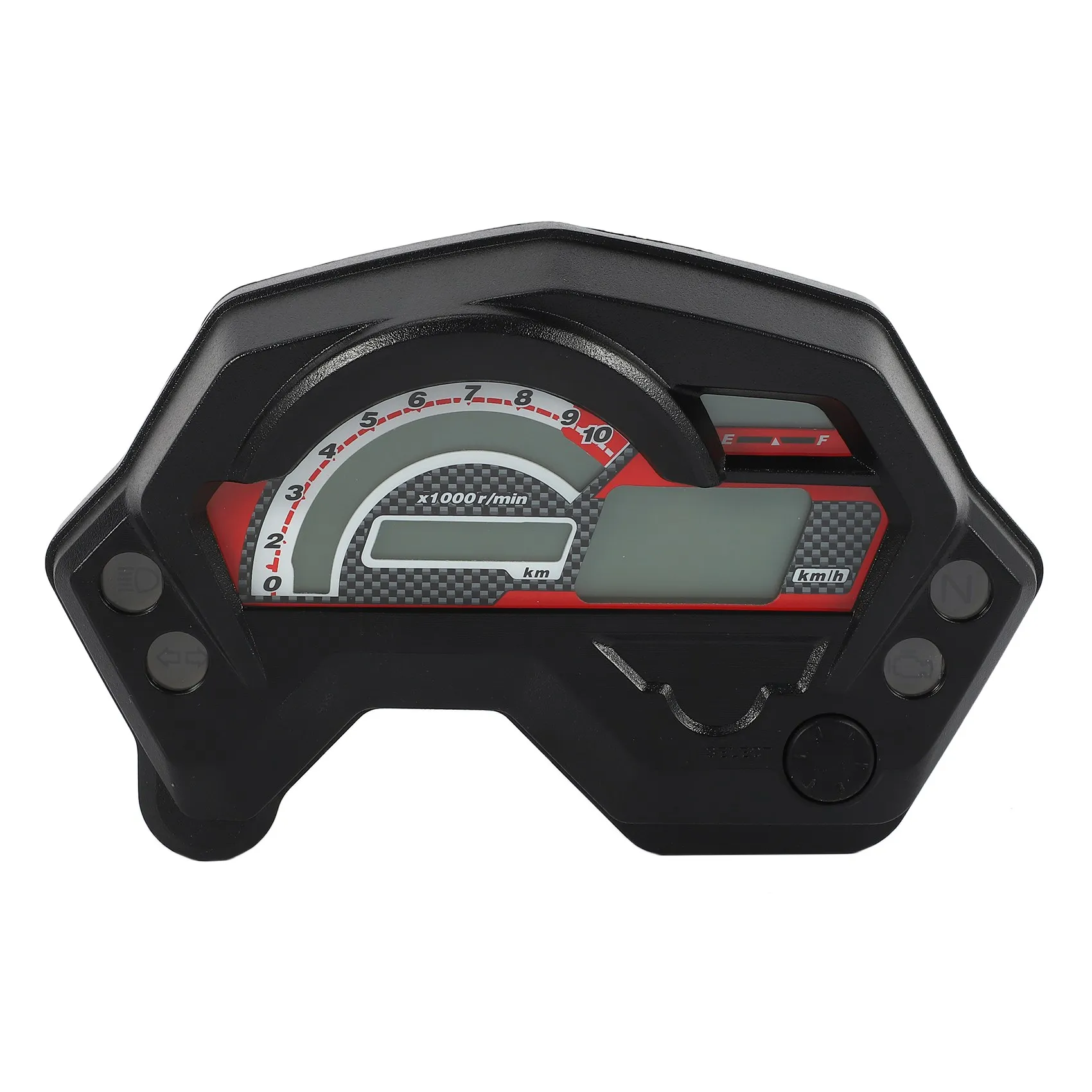 

Motorcycle Tachometer Speedometer Abs Lcd Panel With Light Case for Yamaha Fz16