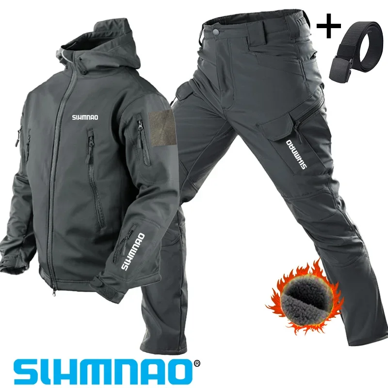 2024Осенне-зимний водонепроницаемый и ветрозащитный комплект для рыбалки на
