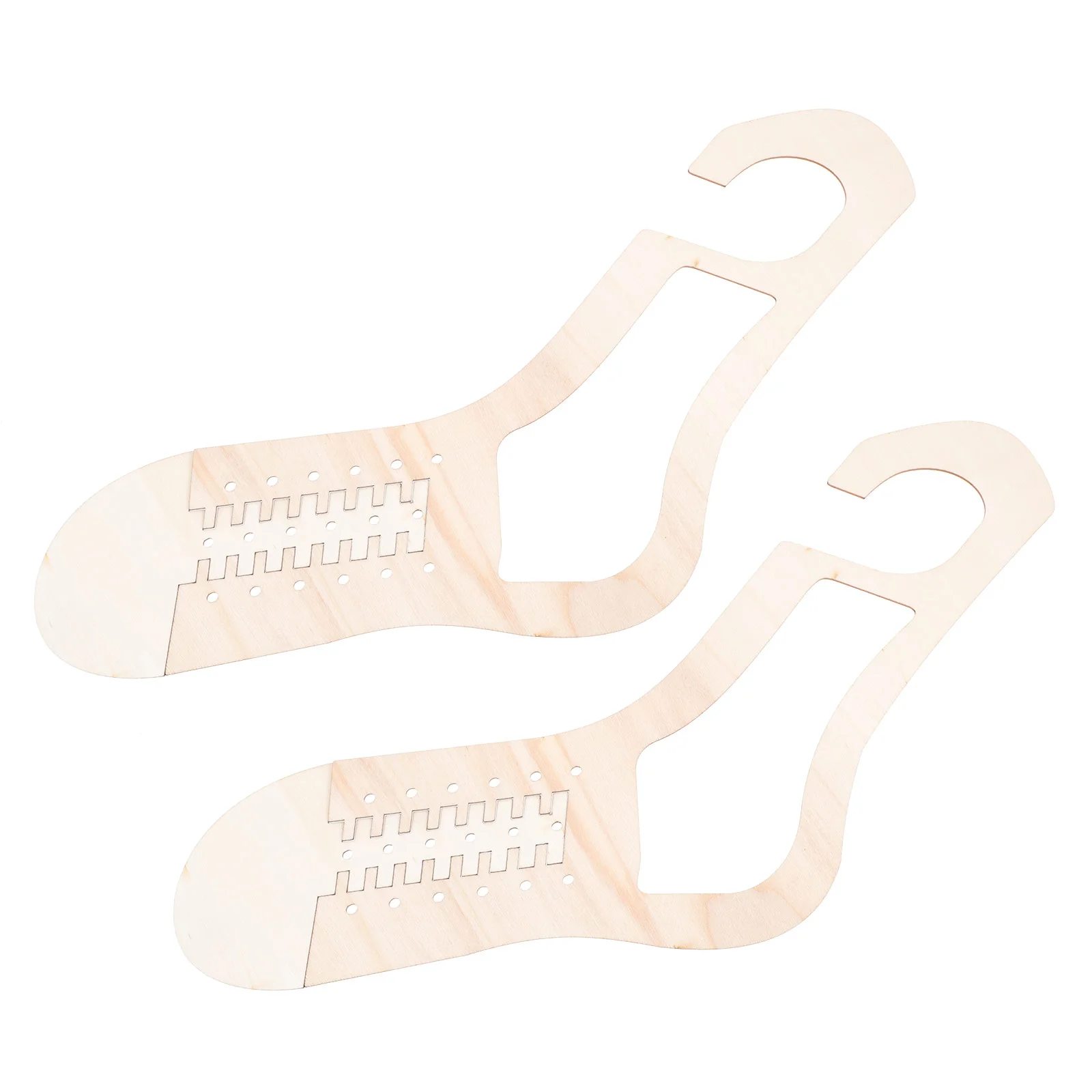 Sock Knitting Model Hand Knitted Mold DIY Knitter Braiding Tool Wood Chips Wooden Stretcher Holder Tools