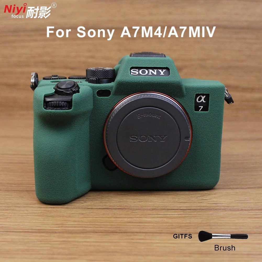 Силиконовый чехол для Sony A7M4/A7MIV защитный корпуса камеры A7MIV/A7M4 резиновые защитные