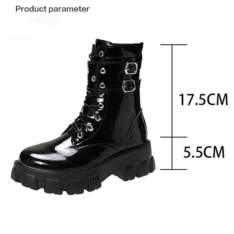 35-43 Women Shoes for Four Seasons 2023 New European and American Short Tube Female High-heeled PU Material 5CM Plus Size Boots
