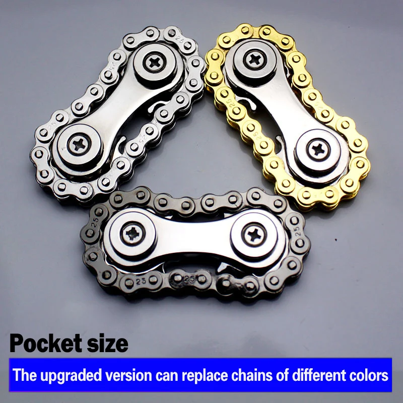 

Funny gyro gadget, boring decompression gadget, adult gift, boy toy, gear, fingertip pressure reducing chain