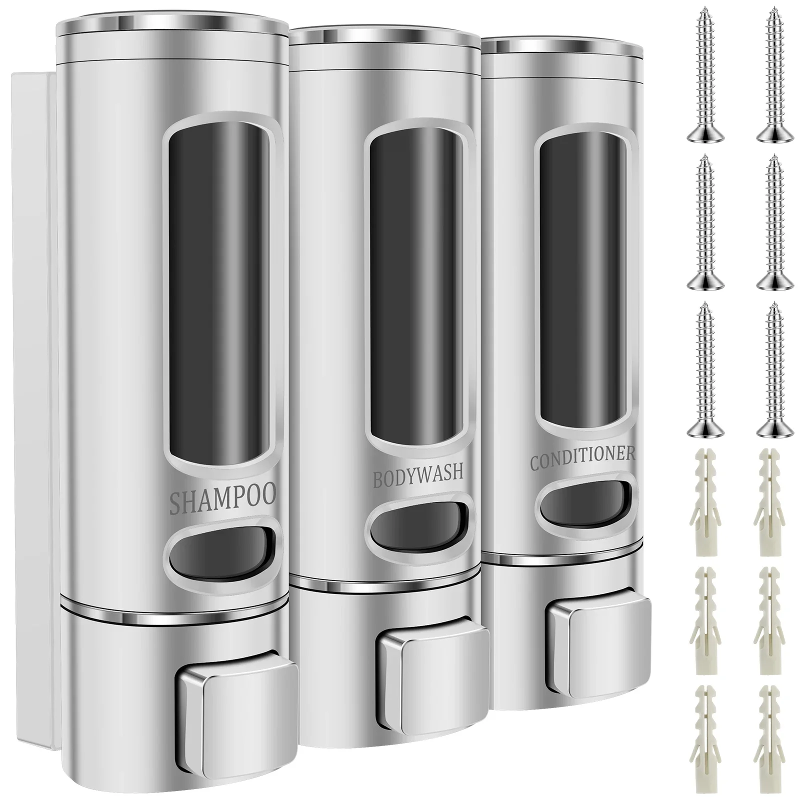 

Многоразовый диспенсер для жидкого мыла 3 камеры